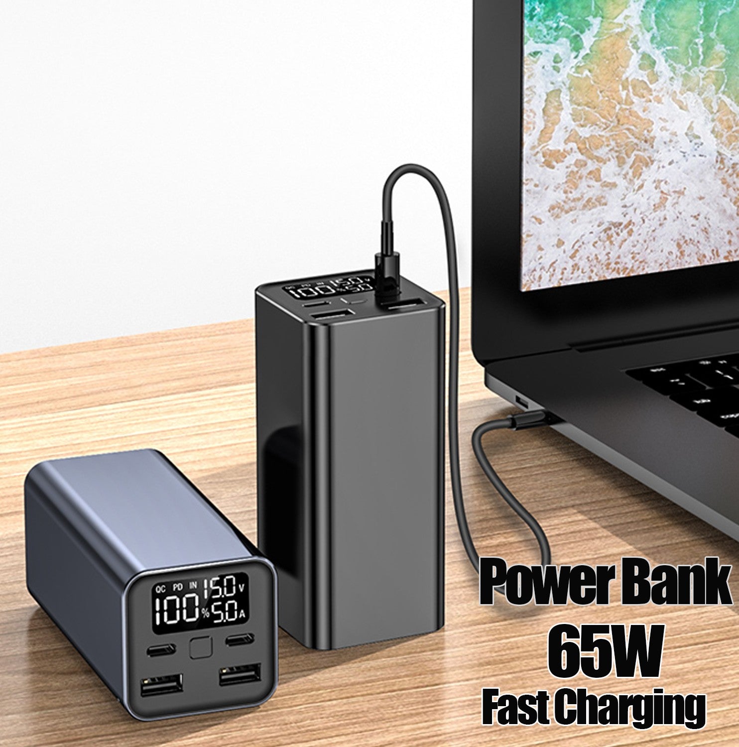 65W High?Power Laptop Charging Bank With 20000mAh Capacity