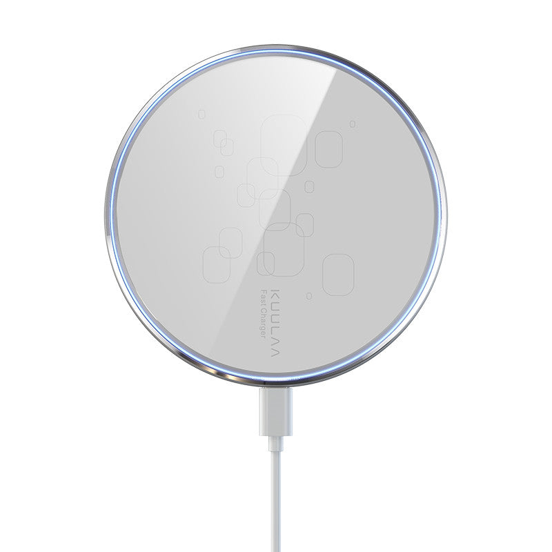 Ultra?Thin 15W Desktop Wireless Charging Pad With Type?C Input