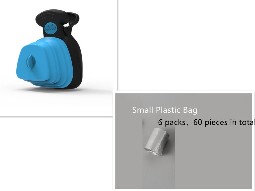 Foldable Pet Poop Scoop With Bag Dispenser For Travel