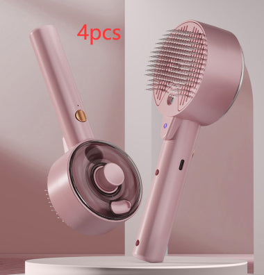 Self Cleaning Steam Brush For Dogs And Cats Grooming