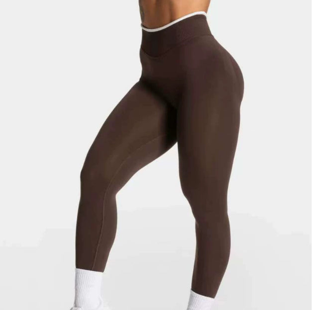 High-Rise Peach-Lift Yoga Pants For Running And Active Training