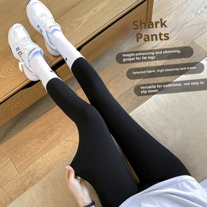 High-Waist Tummy Control Butt-Lifting Slim Fit Cropped Leggings