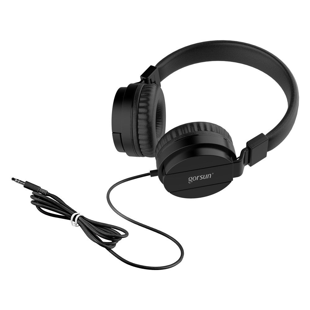 Comfortable Head Mounted Wired Music Headphones For Kids And Adults