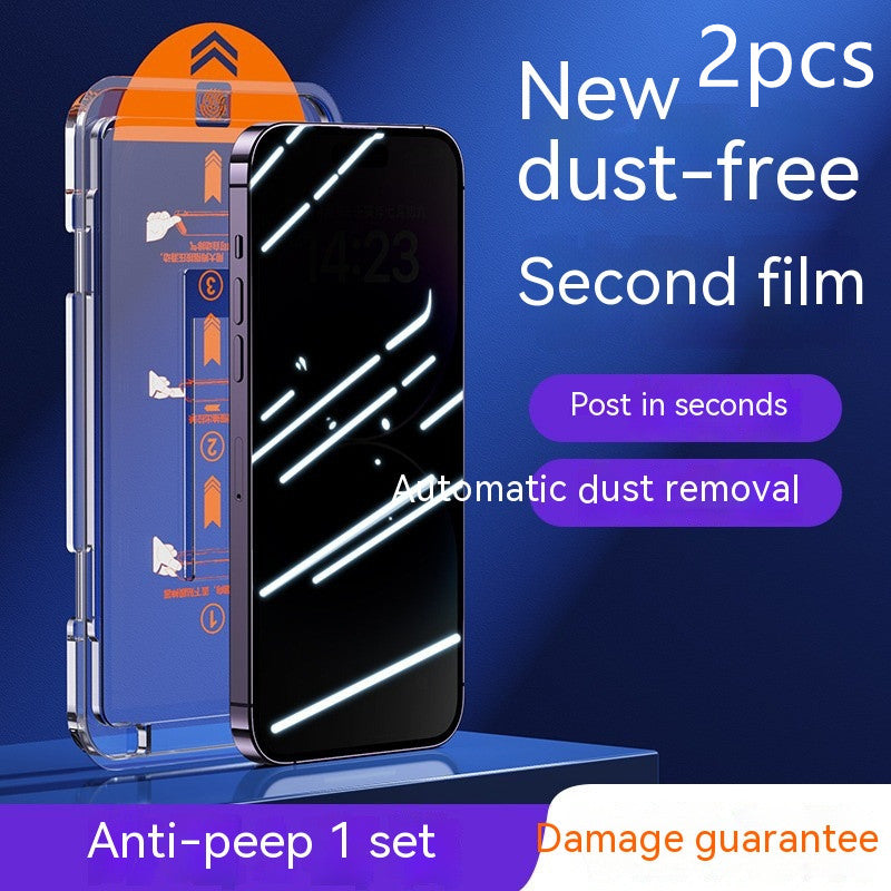 Dust Free Tempered Glass Screen Protector With Anti Fingerprint Coating