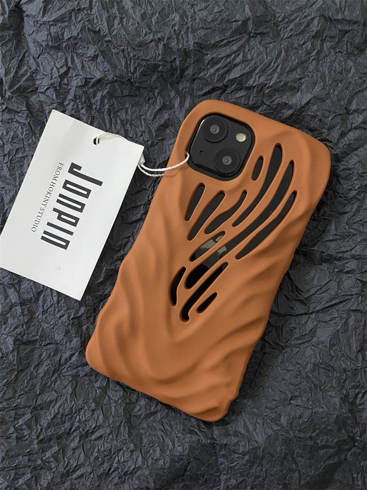 Hollow Heat?Dissipation Soft Rubber Protective Case For iPhone