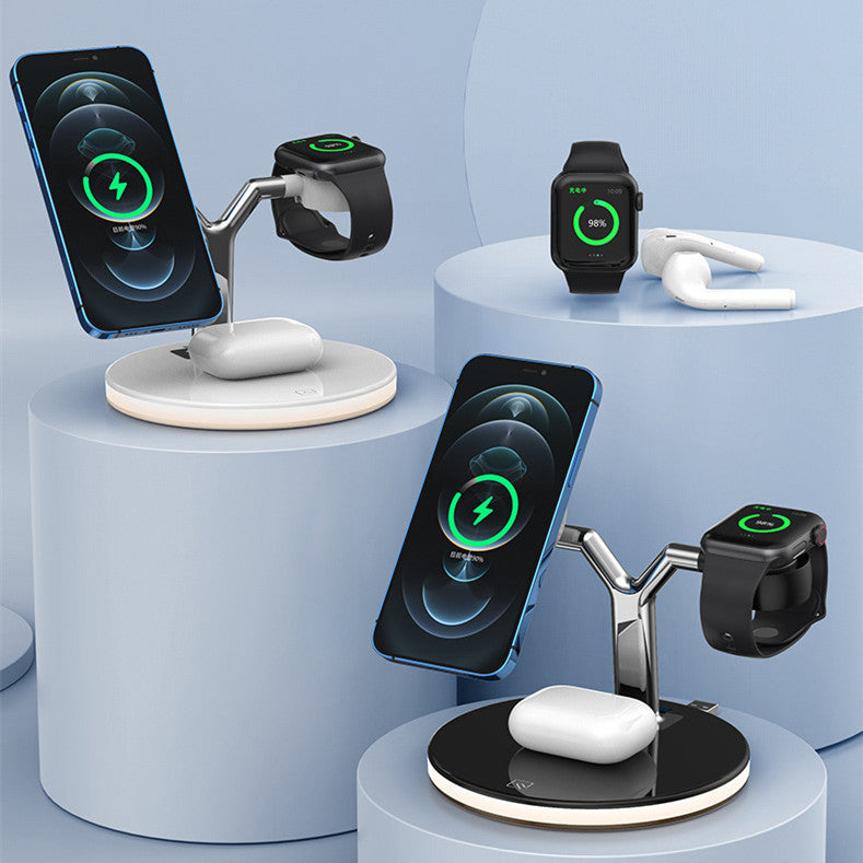 3?in?1 Magnetic Wireless Charging Dock For Phone, Watch, Earbuds