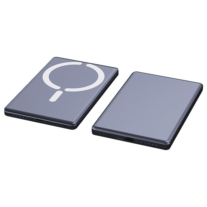 Ultra?Thin Magnetic Power Bank With Alloy Shell And Slim 9mm Body