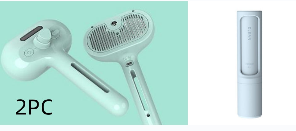 Self Cleaning Pet Comb With Built In Mist Humidifier
