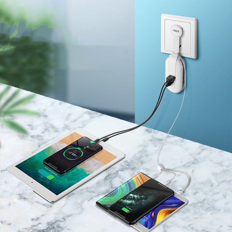 Three?Port Multifunctional Charger With Overcurrent And Short?Circuit Protection
