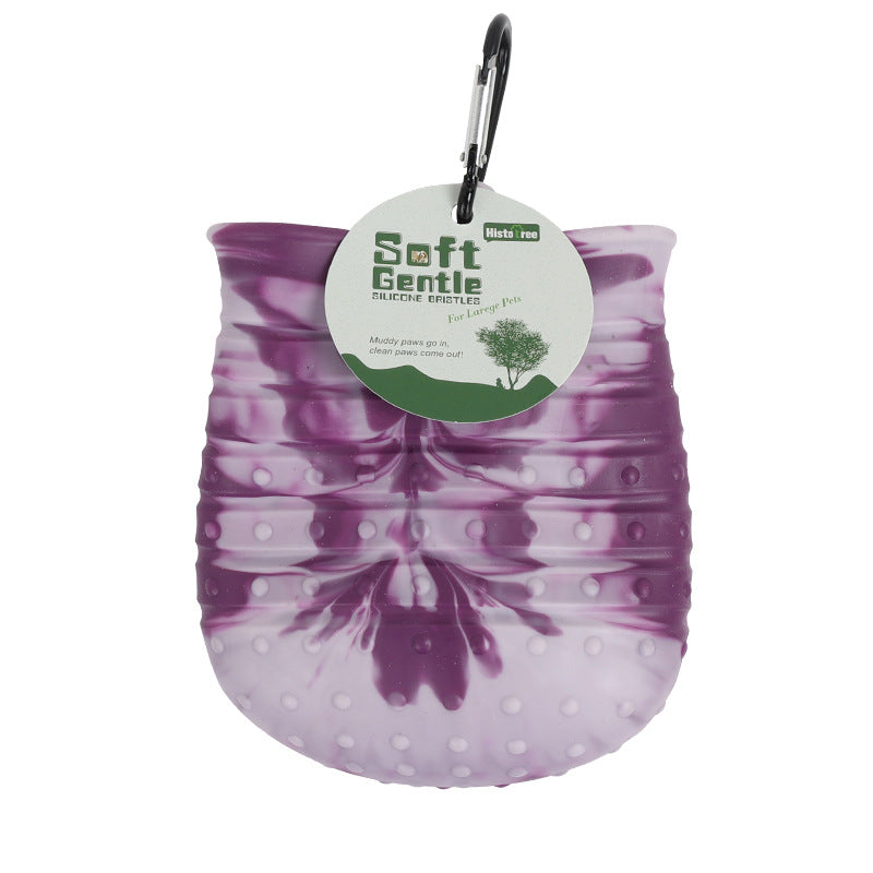 2 In 1 Dog Paw Cleaner Cup With Soft Brush - THEONE APPAREL