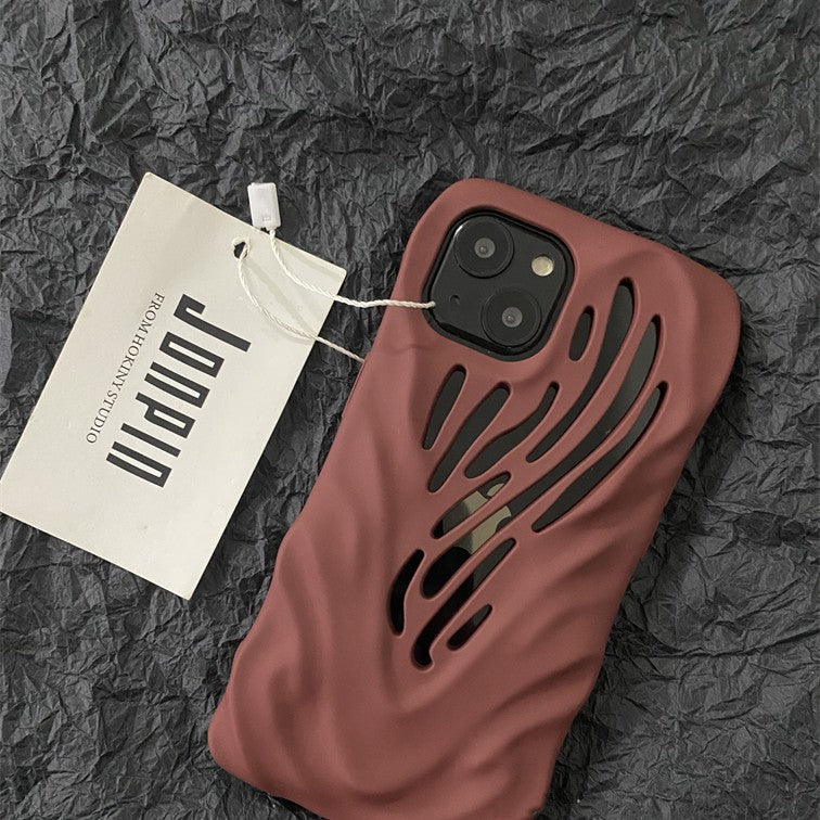 Hollow Heat?Dissipation Soft Rubber Protective Case For iPhone