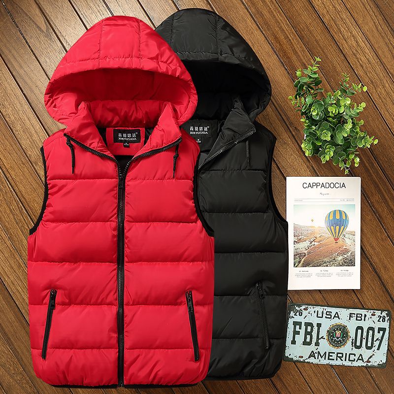 Thickened Lambswool Warm Loose Fit Korean Style Winter Vest
