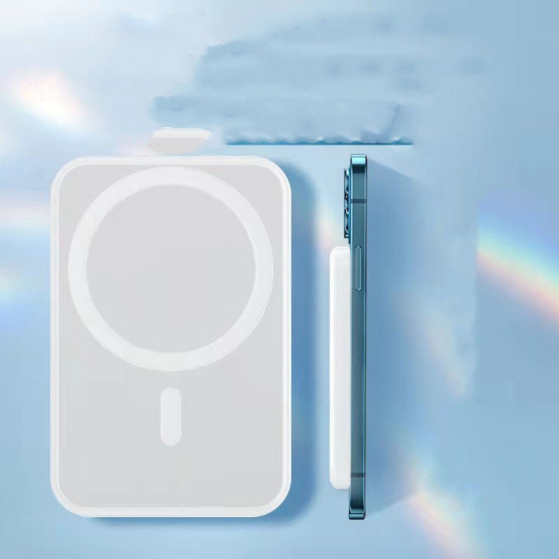 5000mAh Magnetic Wireless Charger With Portable PVC Shell