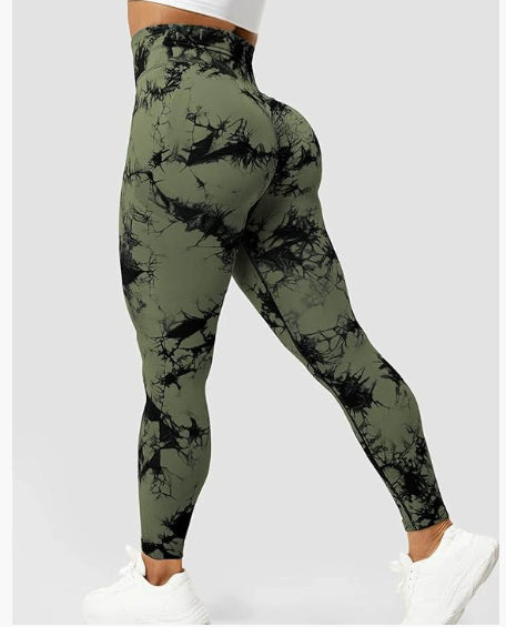 Printed High-Stretch Sports Leggings For Training And Active Wear