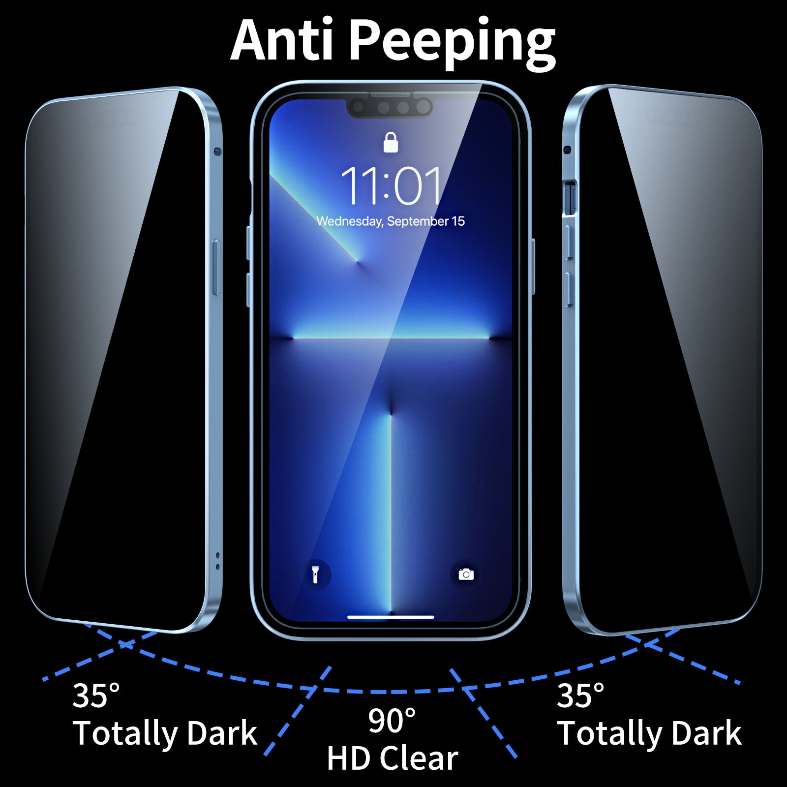 Magnetic Double Sided Metal Privacy Phone Case
