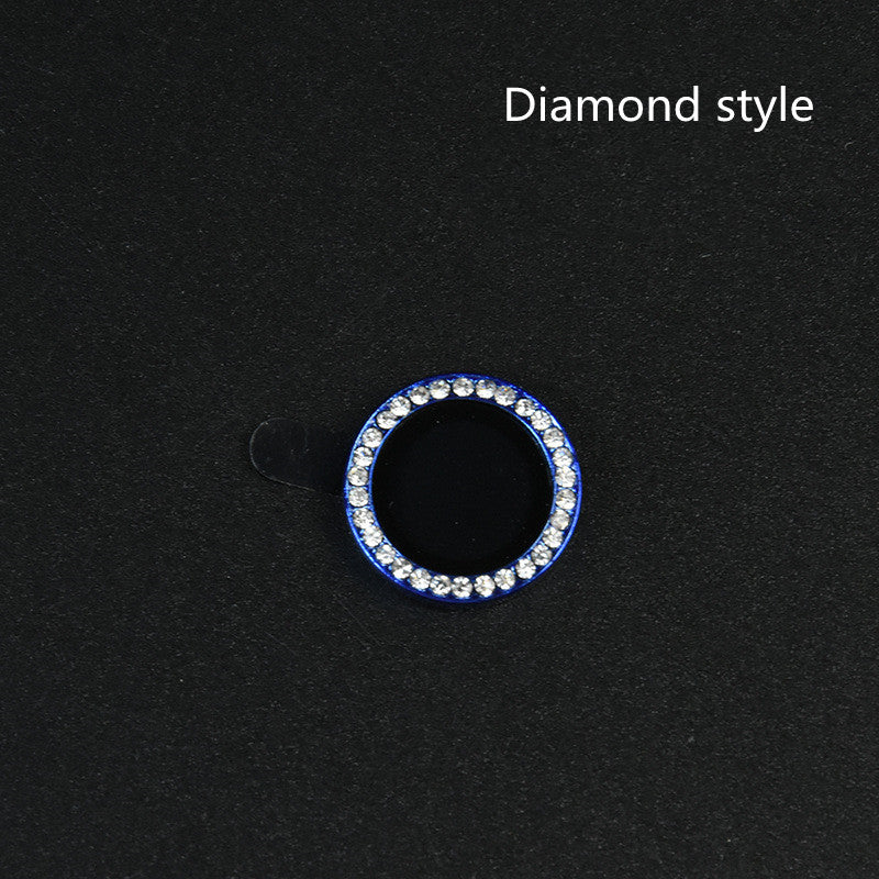 Diamond?Coated Camera Lens Protector For iPhone With Aluminum Alloy Frame