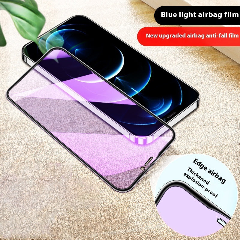 Airbag Blue Light Tempered Glass Full Screen Phone Protector