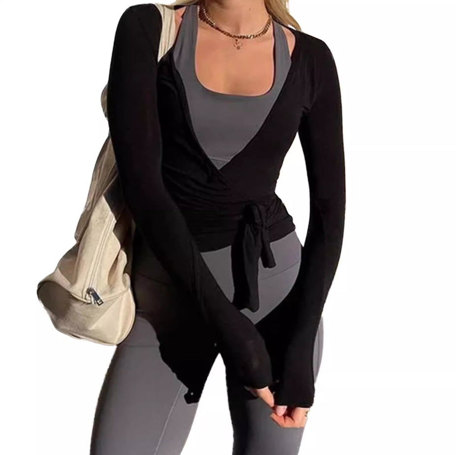 Comfortable Long Sleeve Sports Top For Active Women