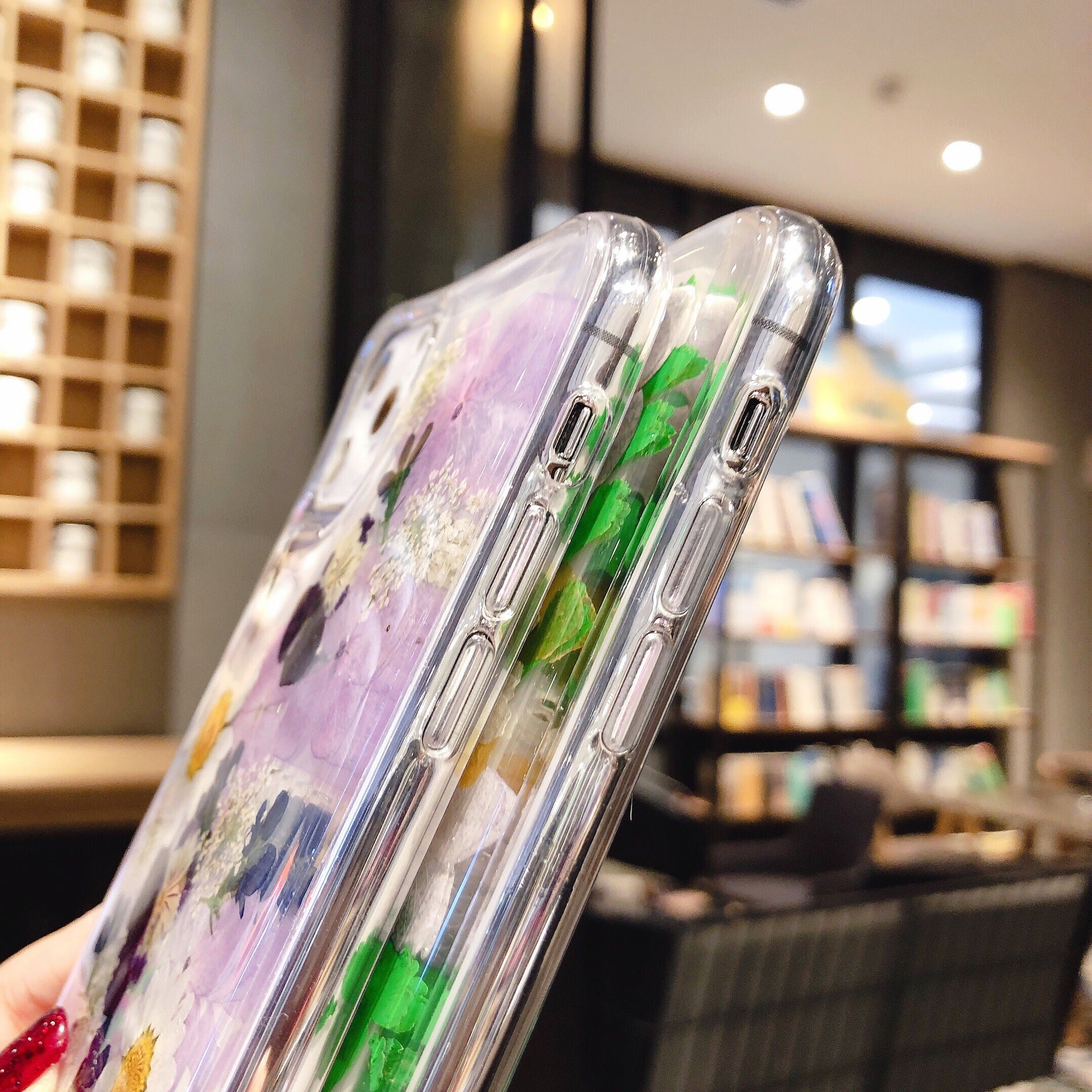 Floral Epoxy TPU Protective Case For Multiple Phone Models