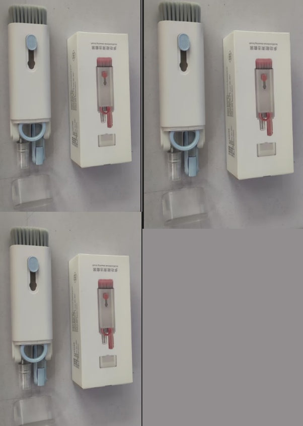 Six Piece Cleaning Kit For Earbuds Laptops Keyboards And Screens