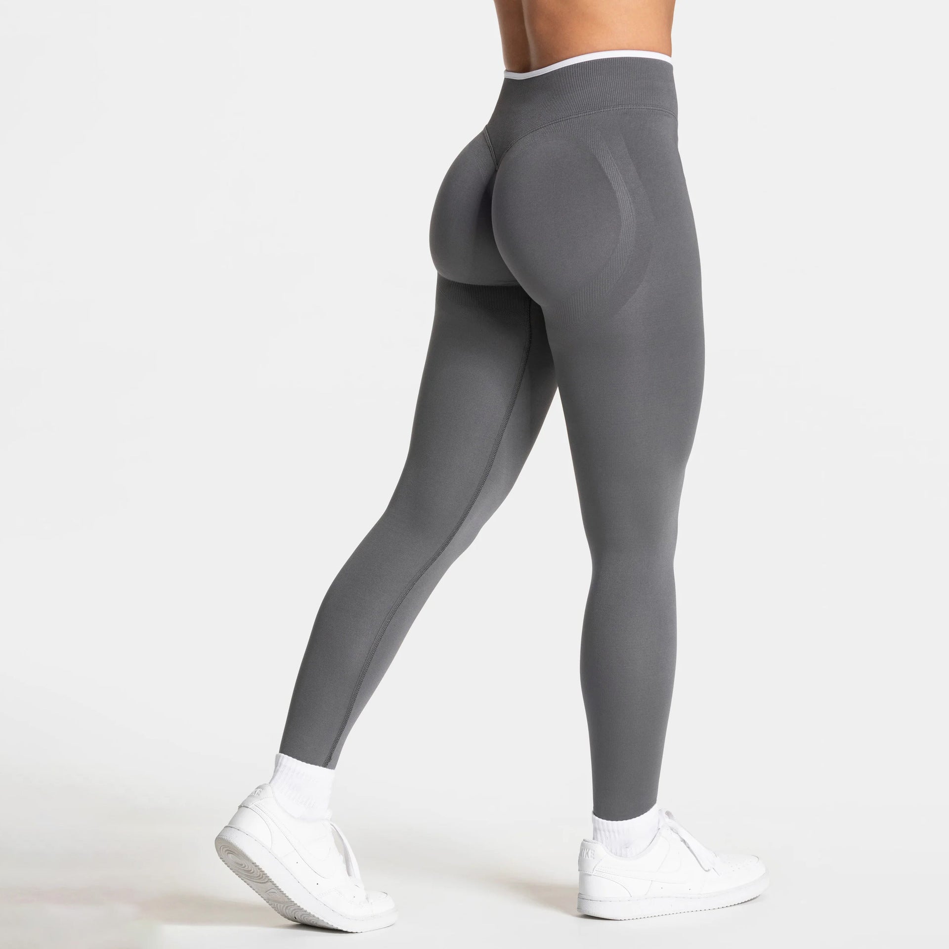 High-Rise Peach-Lift Yoga Pants For Running And Active Training