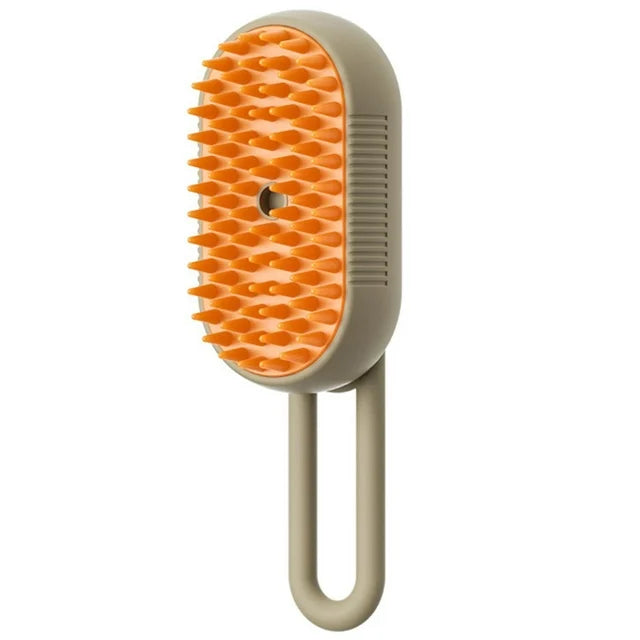 3 In 1 Electric Cat Steam Brush For Grooming And Massage