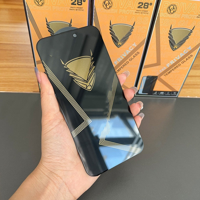 HD Anti Spy High Aluminum Tempered Glass Protector For Smartphones