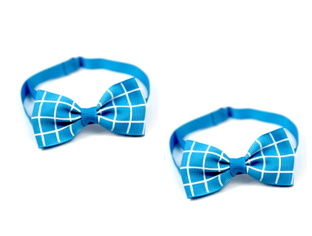 Plaid Pet Tie Scarf Accessory For Cats And Dogs