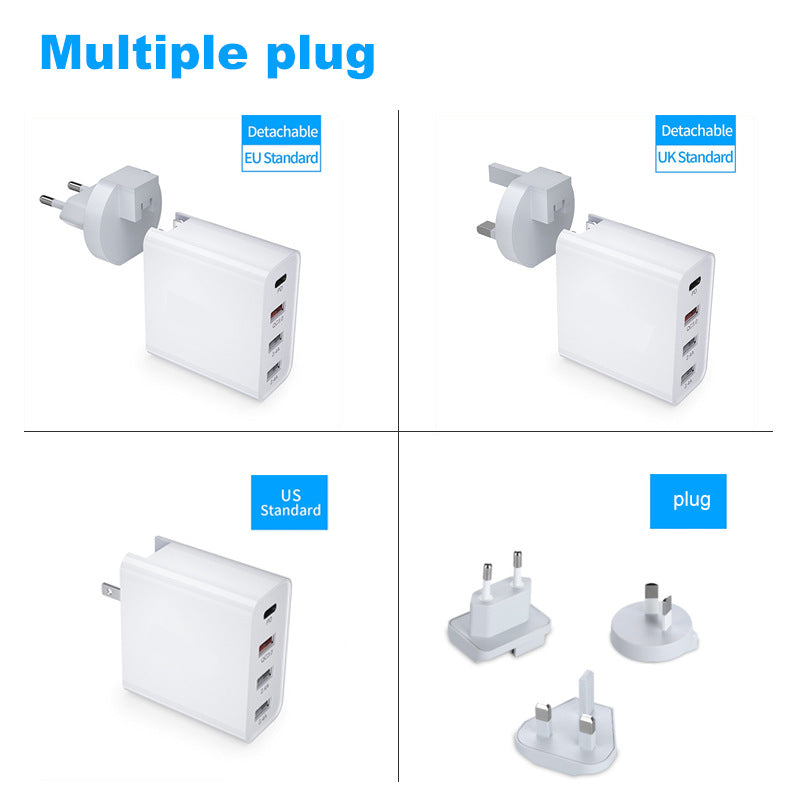 Multi?Port Fast Charging Adapter With PD and QC Support