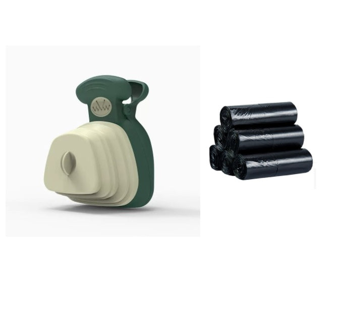 Foldable Pet Poop Scoop With Bag Dispenser For Travel