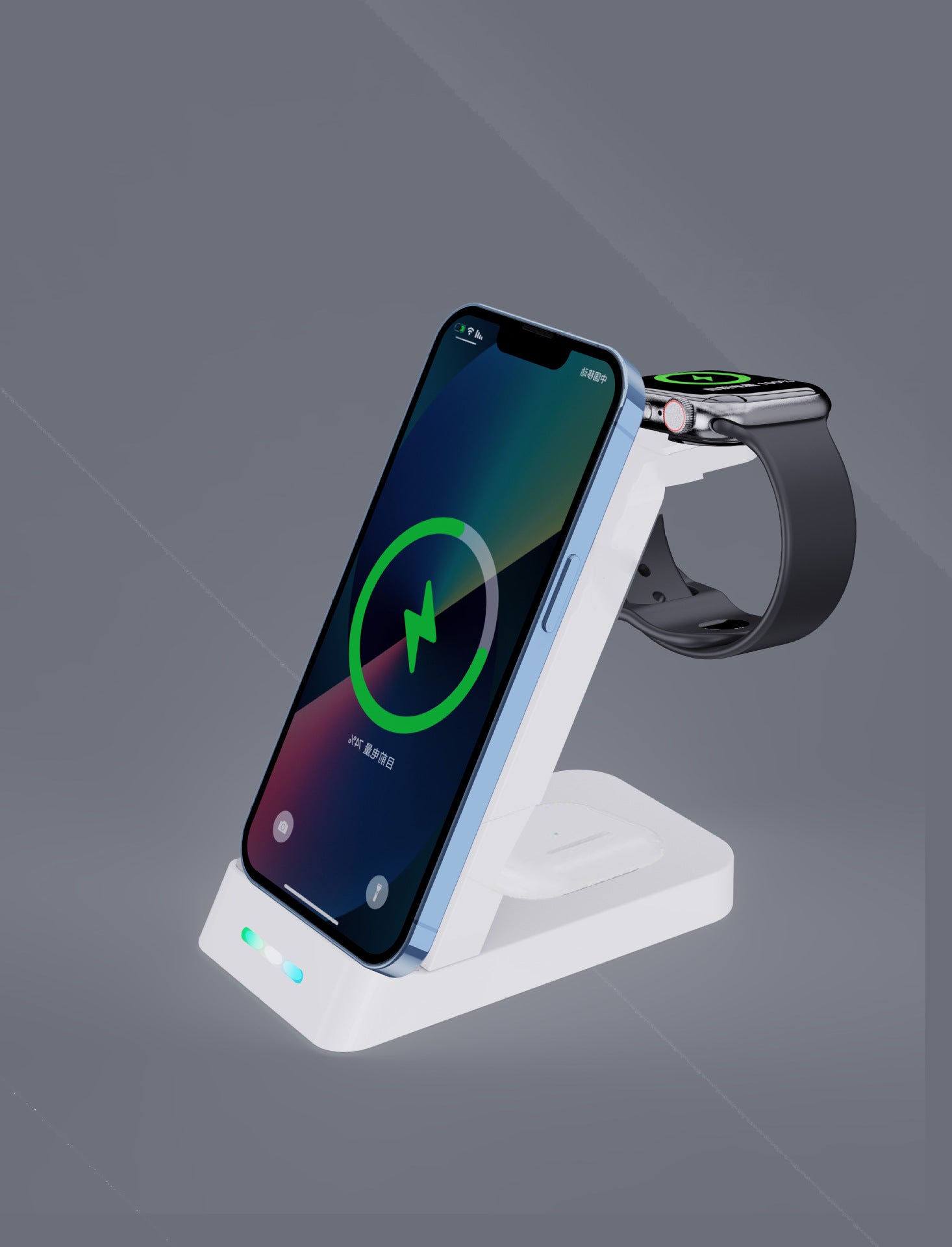 65W Three?In?One Fast Wireless Charging Stand With Multi?Device Support