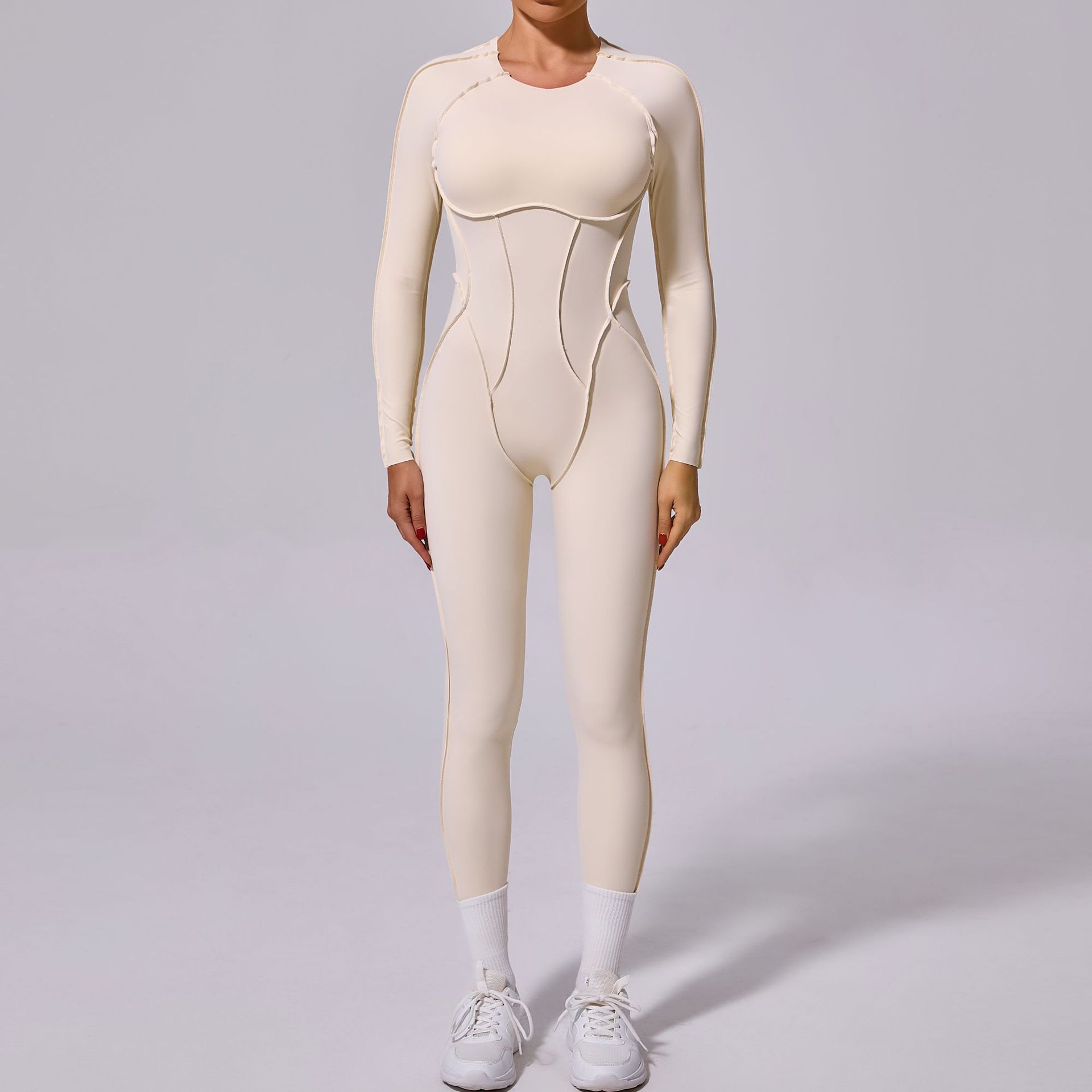Women's Winter Backless Yoga Jumpsuit For Training And Comfort