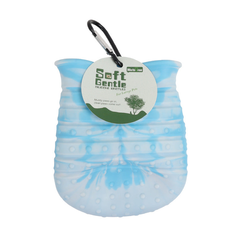 2 In 1 Dog Paw Cleaner Cup With Soft Brush - THEONE APPAREL