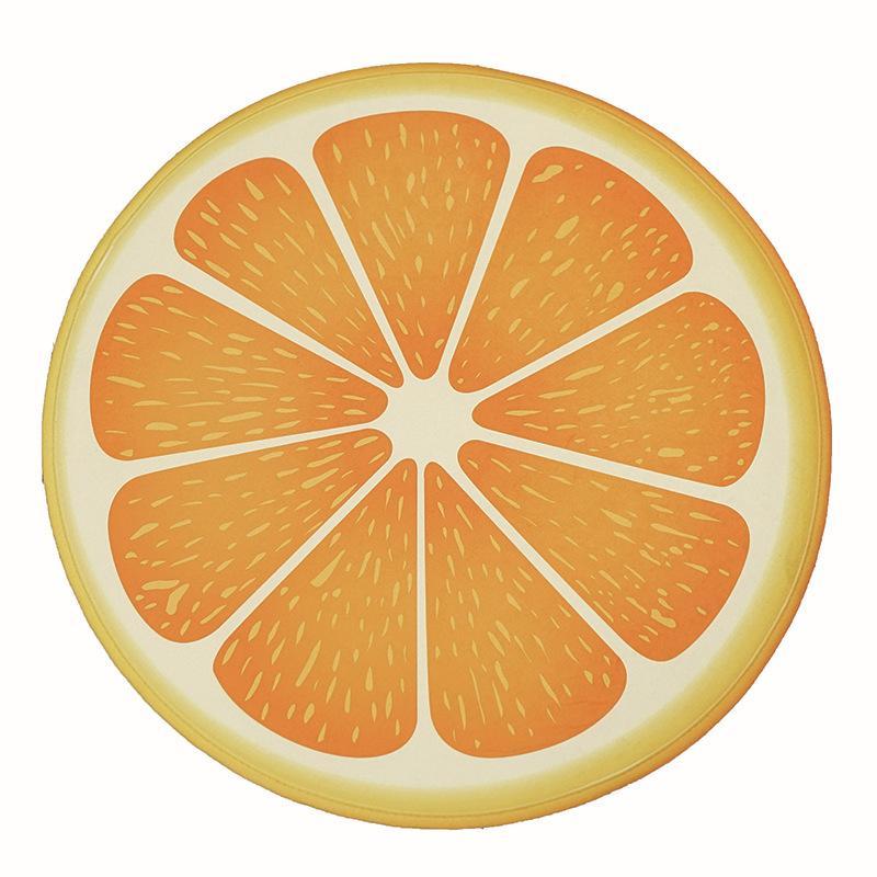 Flavors of Fruit Cutout Kitchen Mat-Orange-Theone Apparel