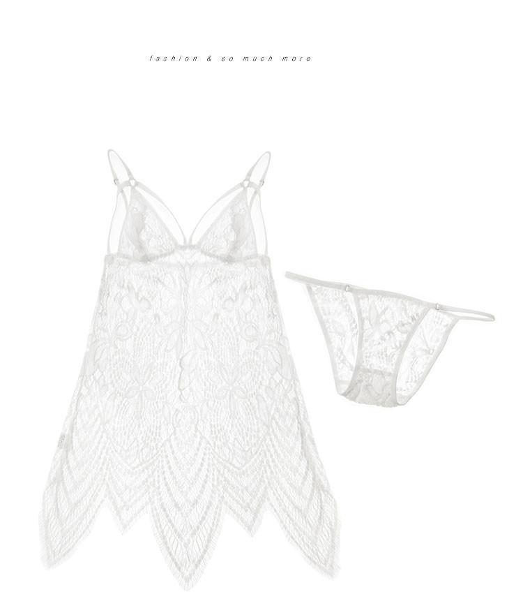 Flirty Teddy With Lace Panties-Theone Apparel