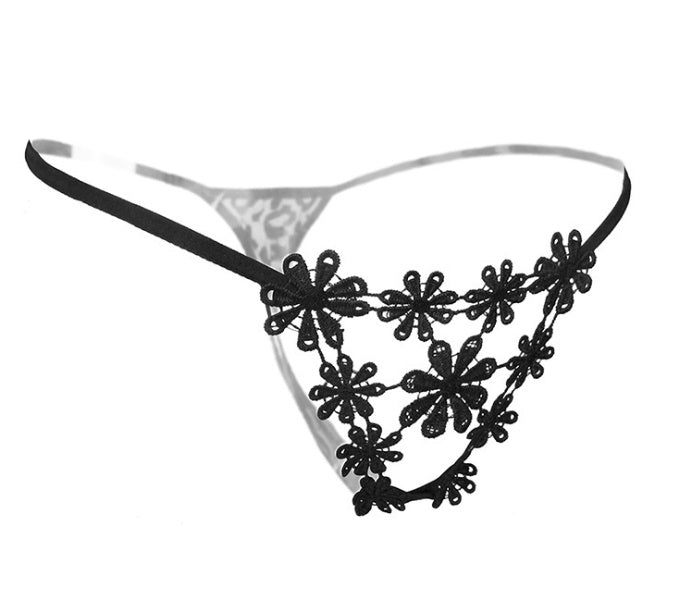 Flowers Front G String Panty-Theone Apparel