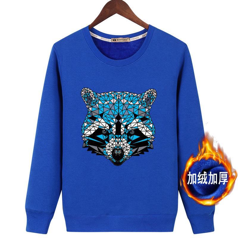 Geometric Tile Raccoon Graphic Sweater-Theone Apparel