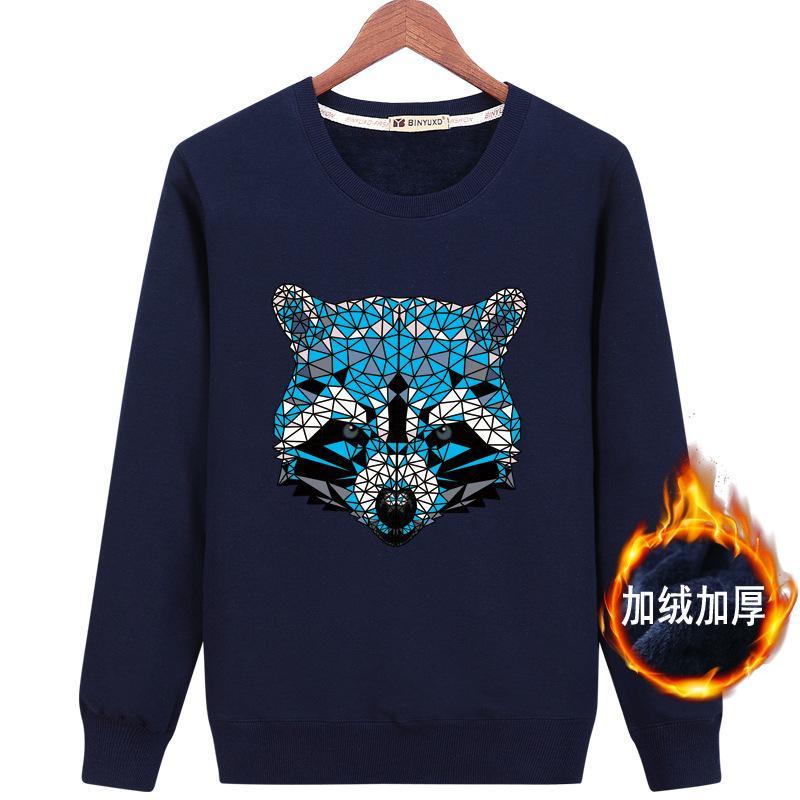 Geometric Tile Raccoon Graphic Sweater-Theone Apparel