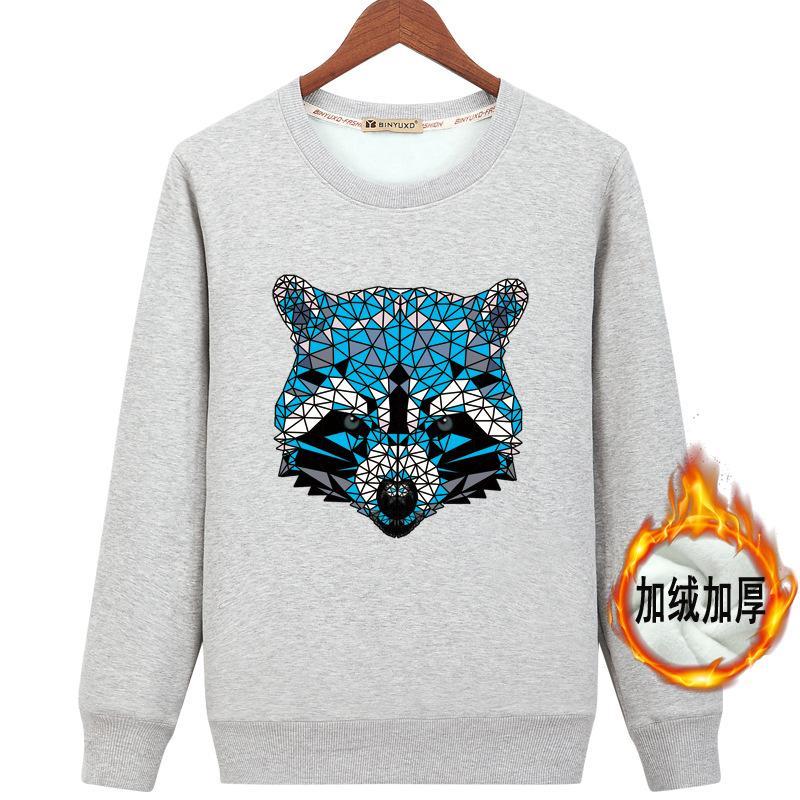 Geometric Tile Raccoon Graphic Sweater-Theone Apparel