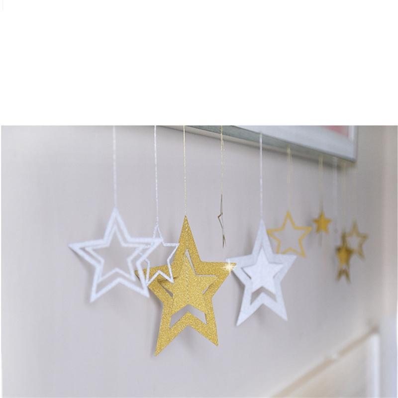 Hanging Stars Christmas Tree Decorations