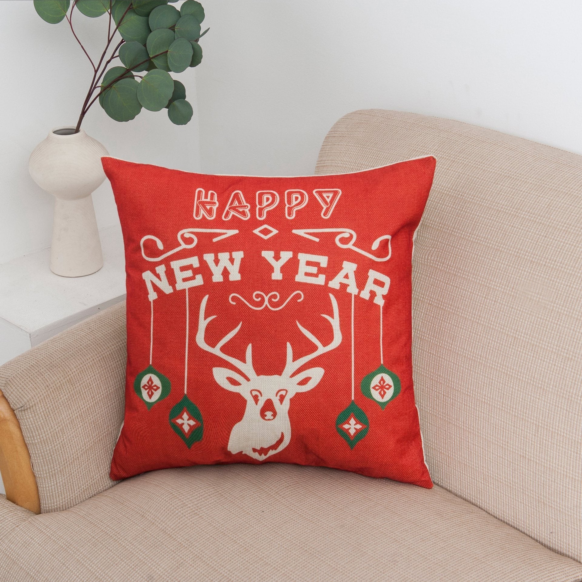 Happy Holiday Christmas Pillow Covers-Theone Apparel