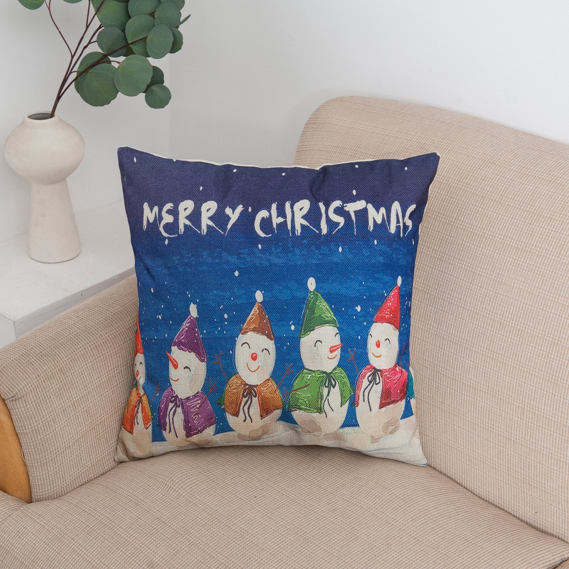 Happy Holiday Christmas Pillow Covers-Theone Apparel