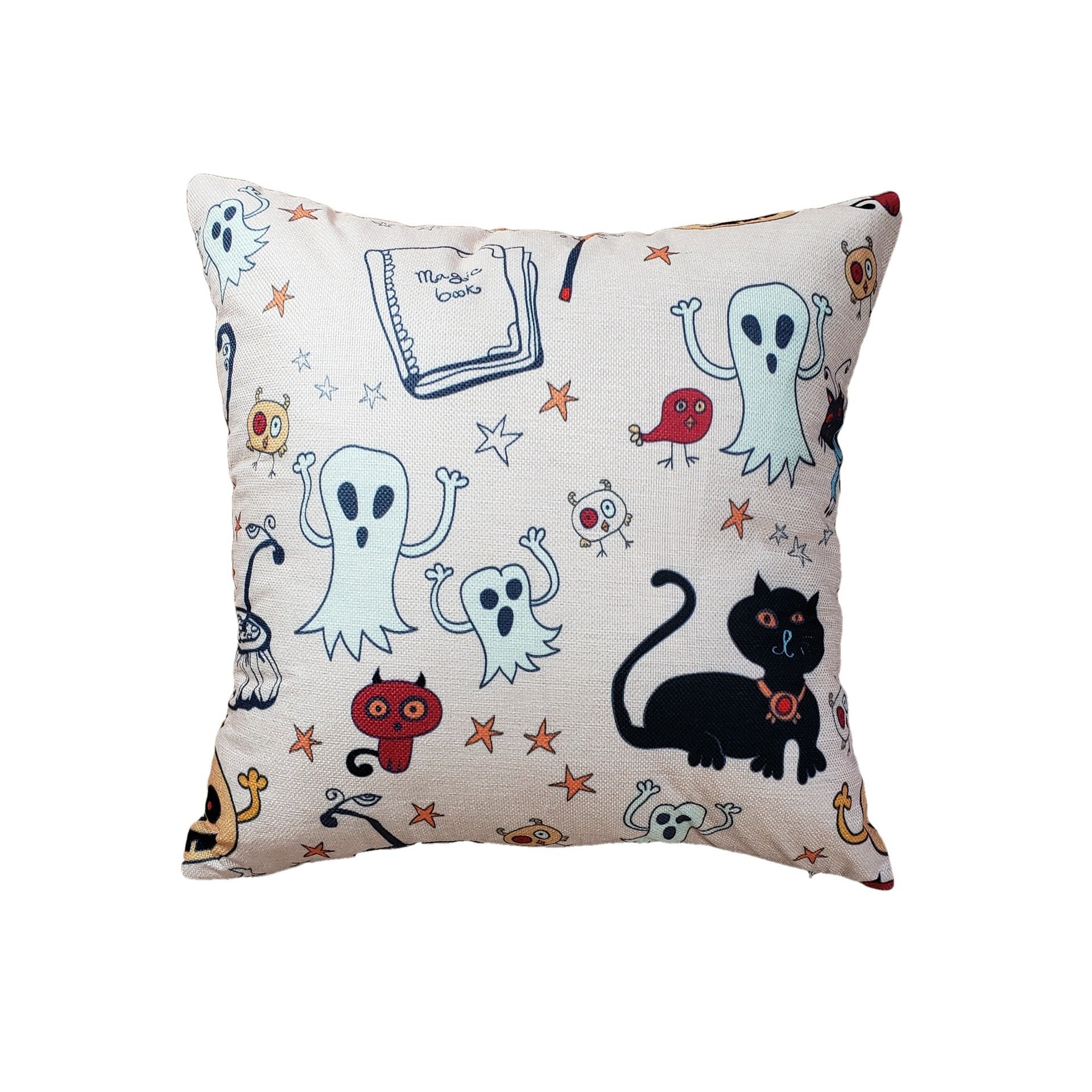 Haunted Halloween Print Pillow Covers-Theone Apparel