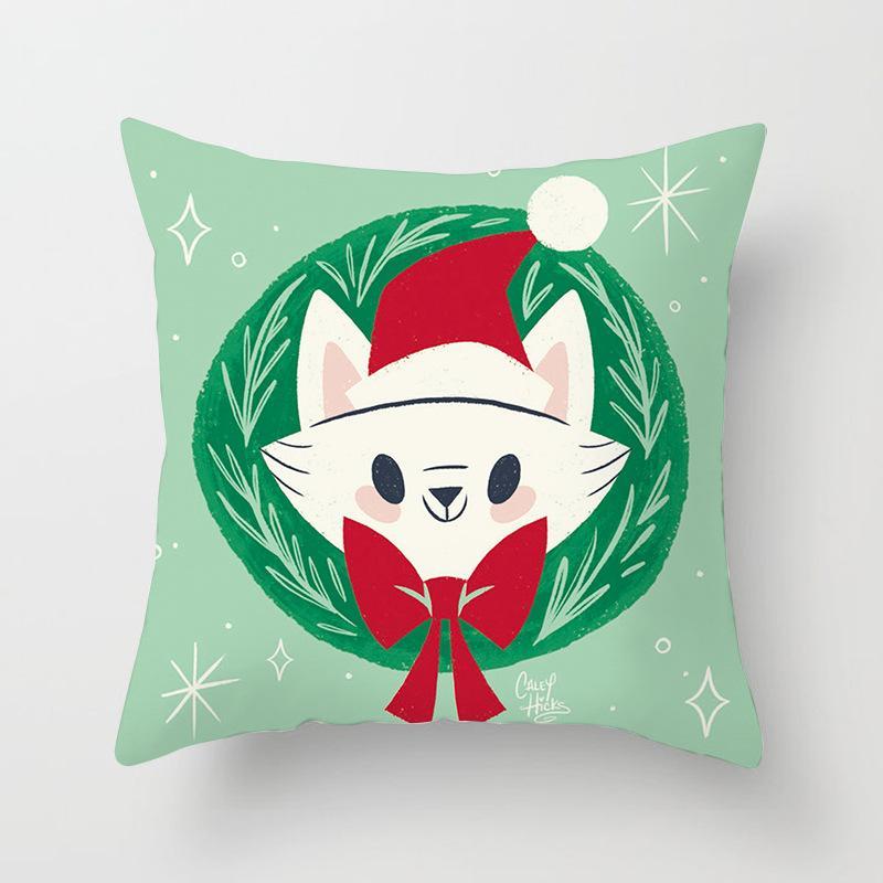 Ice Blue Christmas Themed Pillow Covers-Theone Apparel