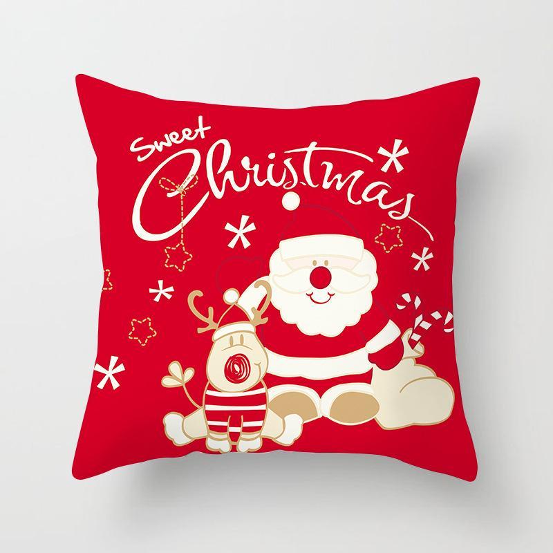 Ice Blue Christmas Themed Pillow Covers-Theone Apparel