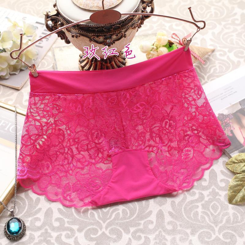 In Love with Lace Cheeky Hipster Panty-Hot Pink-Theone Apparel