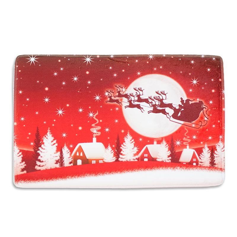 Jingle All The Way Holiday Bath Mats-Theone Apparel