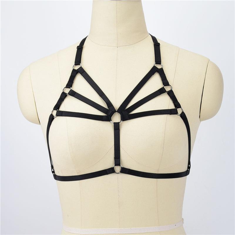 Ladies Cupless Lingerie Cage Bra-Theone Apparel
