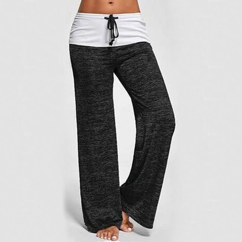 Loose Fit Cable Knit Lounge Pants-Black-Theone Apparel