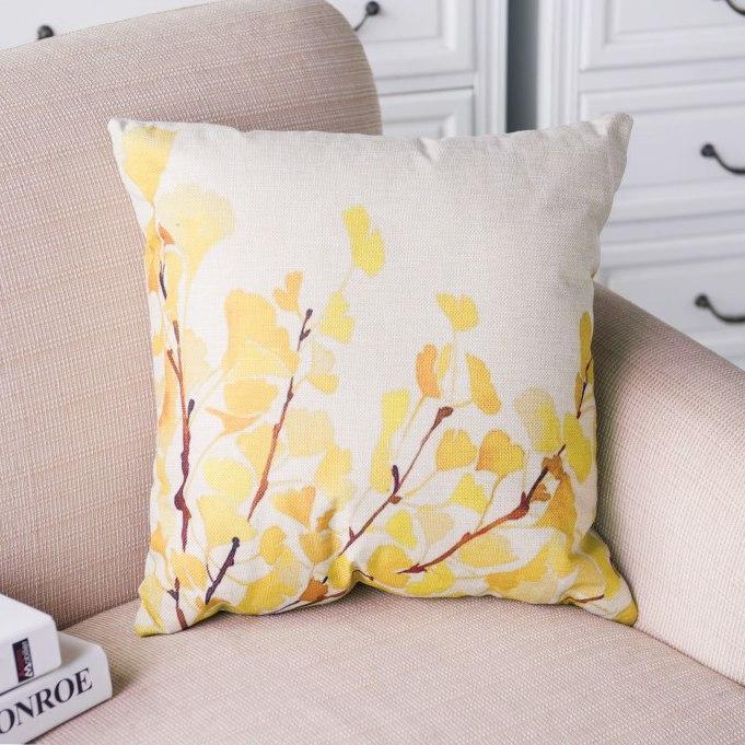 Lost in Leaves Printed Pillow Covers-Theone Apparel